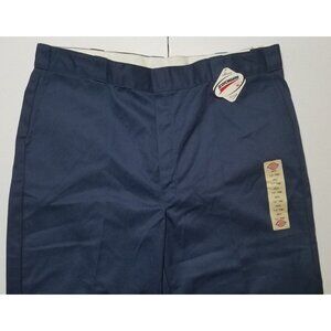 Dickies 874 Classic Fit Navy Blue Flat Front Outdoor Work Pant Men's 44x32 NWT